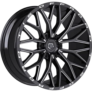 TIS Wheels – 566BM – Black – 20″x10″ -24mm – Summer Wheels – 566BM2106324